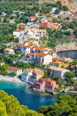 Assos Köyü, Kefalonia Adası, Yunanistan