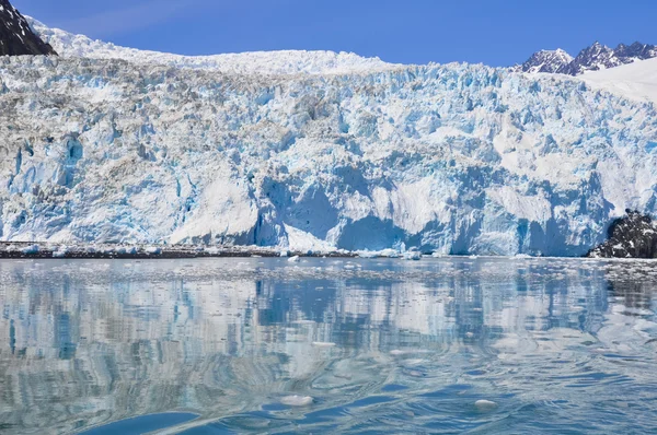 Aialik ledovec, Kenaii fjordy národního parku, Aljaška — Stock fotografie
