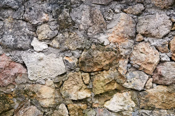 Tło Tekstura Starożytny Szorstki Mur Naturalnego Kamienia Surowego — Zdjęcie stockowe