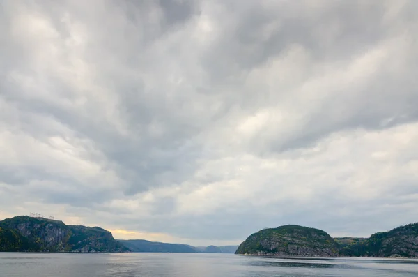 Picture of the Saguenay river — Stock Photo, Image