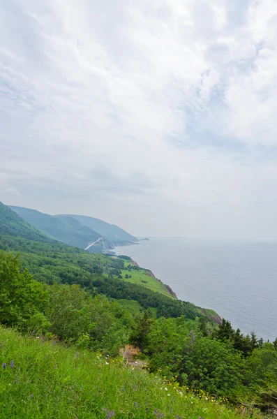 不列塔尼高地的海岸线 — 图库照片