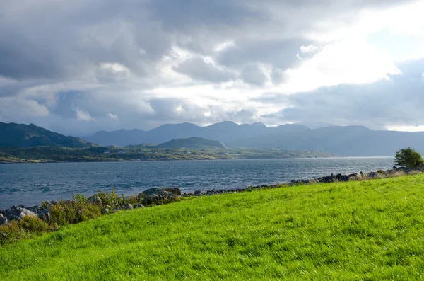 Imagem da paisagem da Noruega — Fotografia de Stock