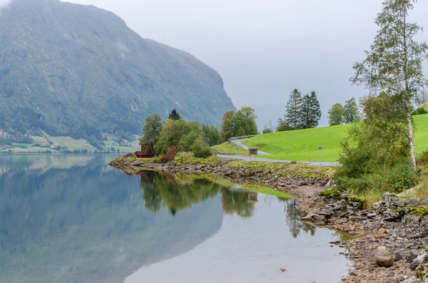 Obrázek fjordu Norska — Stock fotografie
