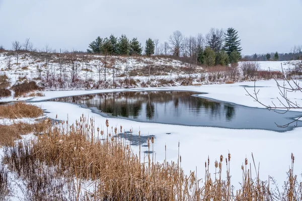 Imagen de lago congelado — Foto de Stock