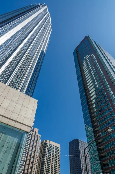 Zicht Gebouwen Het Centrum Van Chicago — Stockfoto