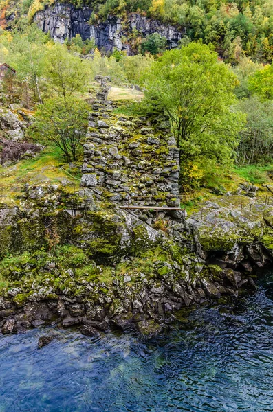 View Mountain River Norway — Stock Photo, Image