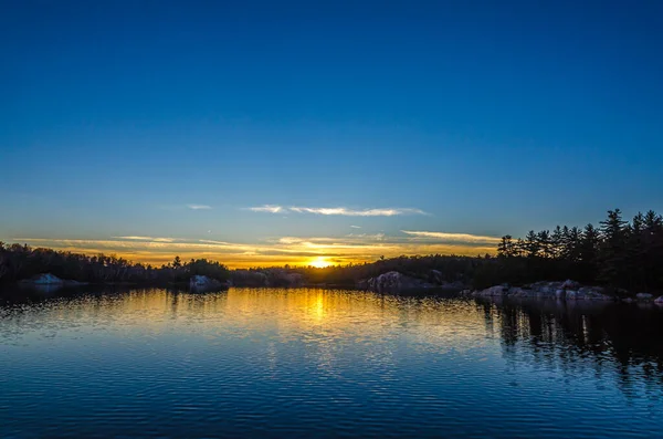 Floresta Lago Killarney Park Durante Temporada Outono — Fotografia de Stock