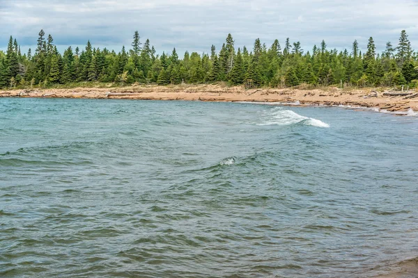 Sand beach of Superior Lake, Canada