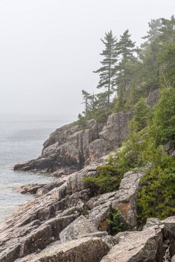 Kanada, Superior Gölü 'nün Rocky sahili.
