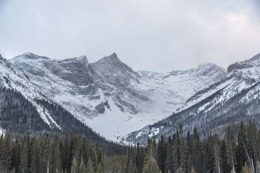 Kışın Kananaskis Ülkesi, Alberta, Kanada