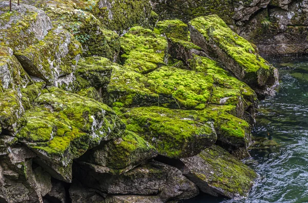 Vista Sul Fiume Montagna Paesi Bassi — Foto Stock