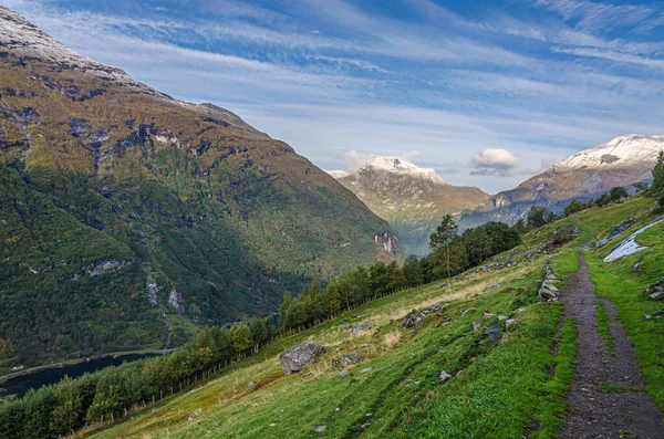 Montagna Altopiano Norvegia Autunno — Foto Stock