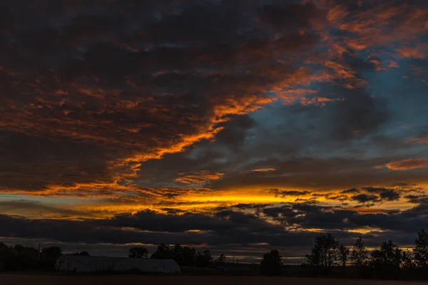 Bunter Sonnenuntergang Süden Von Ontario Kanada — Stockfoto