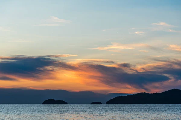 Sunset Surface Beautiful Superior Lake — Stock Photo, Image