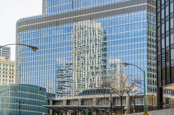 Pemandangan Bangunan Pusat Kota Chicago — Stok Foto