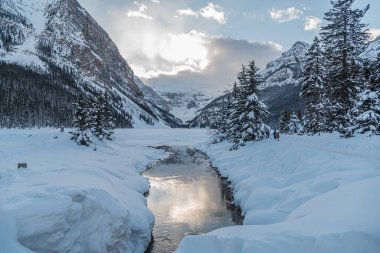 Banff Park 'ta Louise Gölü, Alberta, Kanada