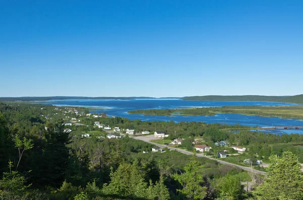 Condividere Acqua Paesaggio Terranova Canada — Foto Stock