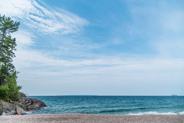 Klippiga Udden Superior Lake Park Förenta Staterna — Stockfoto