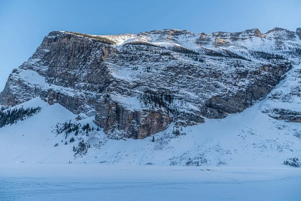 Lago Louise Banff Park Invierno Alberta Canadá — Foto de Stock