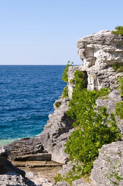 Green and blue water — Stock Photo, Image