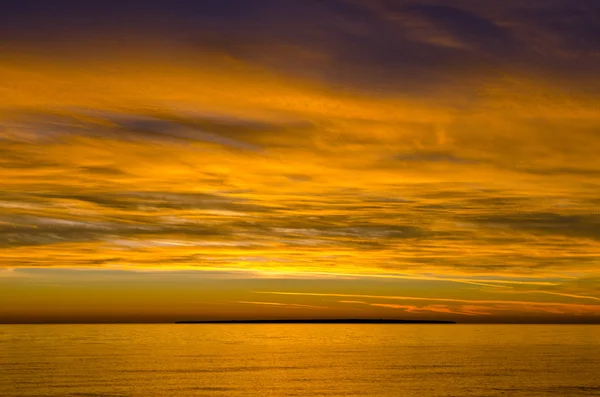 Pôr do sol colorido — Fotografia de Stock