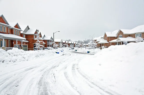 Winter in town — Stock Photo, Image