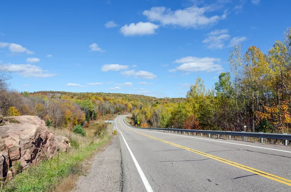 Estrada em Algonquin Park — Fotografia de Stock