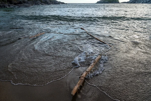 Sand beach on Superior Lake — Stock Photo, Image