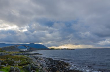 Atlantik yol. Norveç.