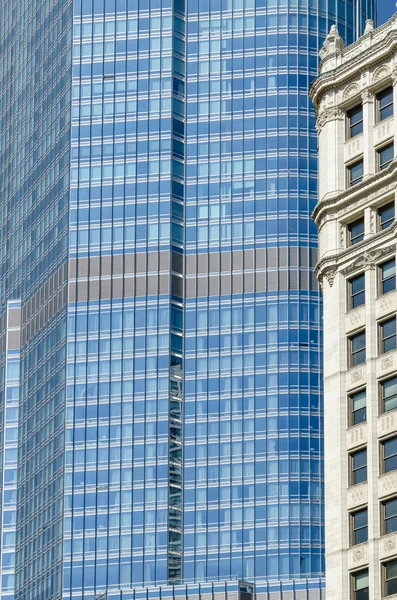 시카고 시내에 있는 건물들의 모습 — 스톡 사진