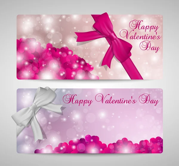 Valentine cards — Stock Vector