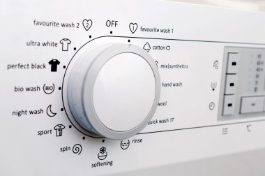 Çamaşır makinesi kontrol paneli