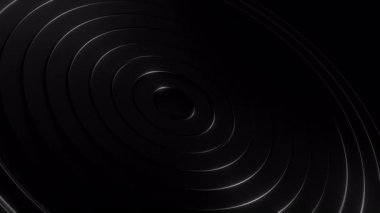 Tek renkli Neon Sarmal Döngü Soyut 3 boyutlu Arka plan. 3B görüntüleme
