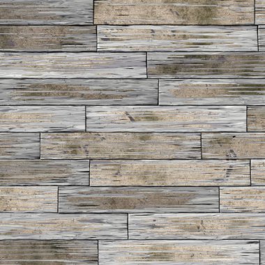 Sıkıntılı beyaz tahta dokusu. Eski, yıpranmış ahşap zemin, soyulmuş boya ve çatlaklarla..