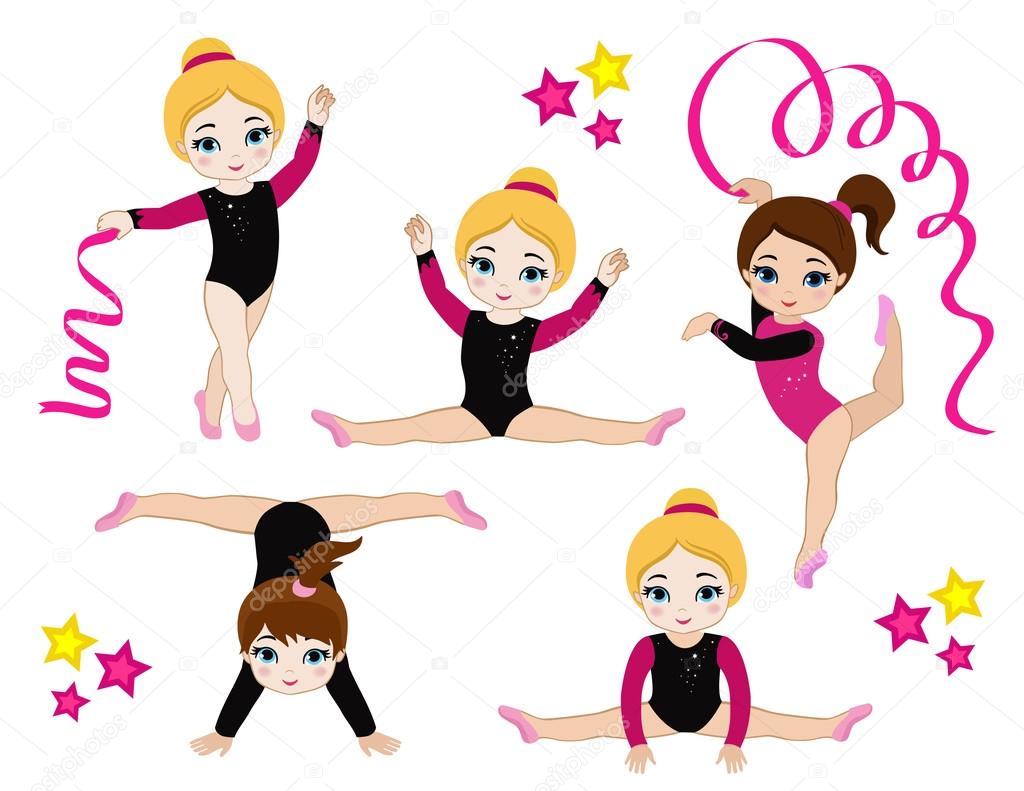 Cartoon gymnast girl imágenes de stock de arte vectorial | Depositphotos Cartoon gymnast girl imágenes de stock de arte vectorial | Depositphotos