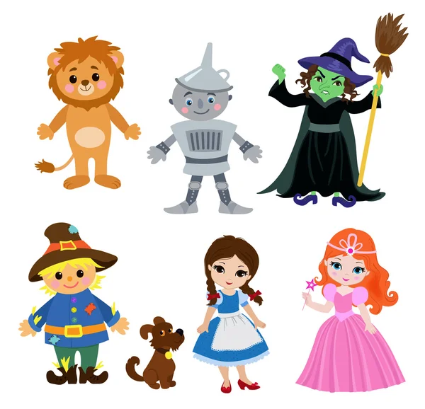 Wizard of Oz. Vector Illustration. — 图库矢量图片