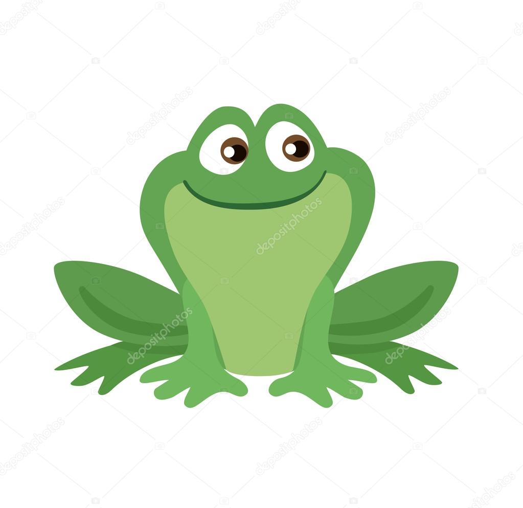 Cute Frog Boy.Vector illustration.