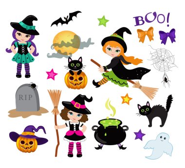 Cadılar Bayramı şirin Cadılar büyük ayarla.