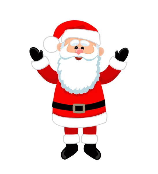 Feliz Santa Claus. Ilustración vectorial . — Vector de stock