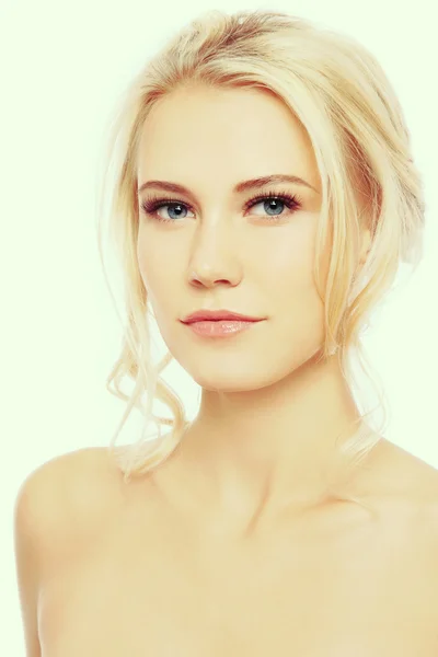 Young beautiful blond girl — Stock Photo, Image