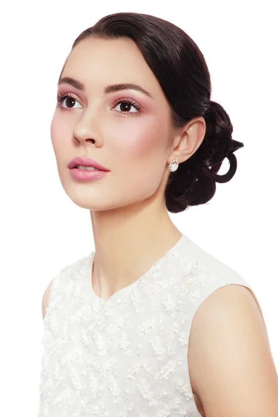 Beautiful bride with stylish make-up — Stock Photo, Image