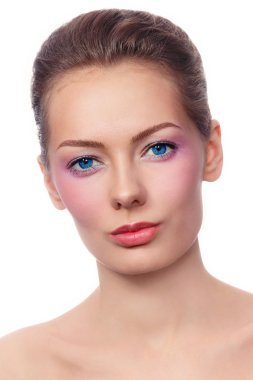 şık yeni Makyajlı kadın