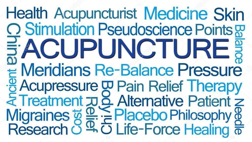Acupuncture Word Cloud Stock Photo by ©ventanamedia 100175144