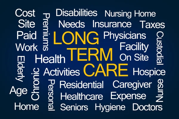 Long Term Care Word Cloud — Stock Photo, Image