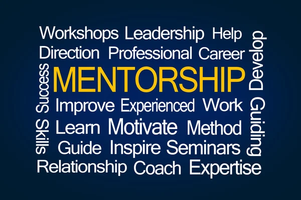 Mentorship Word Cloud — Stock Photo, Image