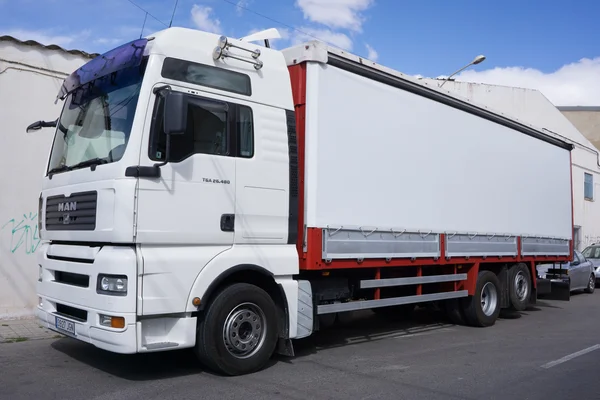 A White MAN Truck — Stock Photo, Image
