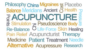 Akupunktur kelime bulutu