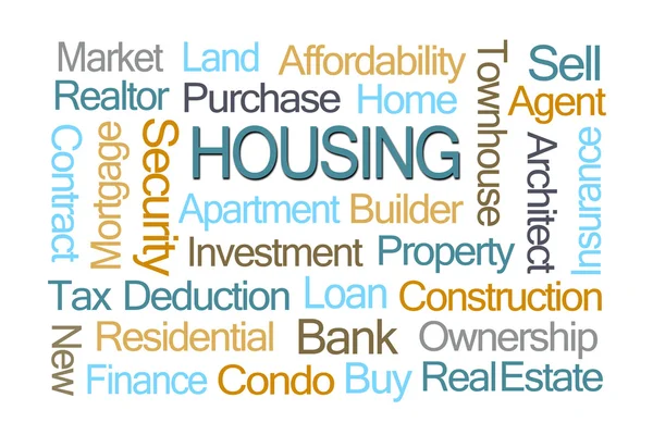 Housing Word Cloud — Stock Photo, Image