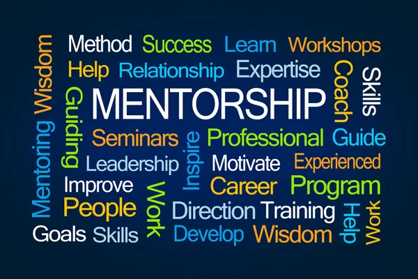 Mentorship Word Cloud — Stock Photo, Image