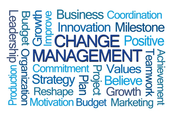 Change Management Word Cloud — Stock Photo, Image